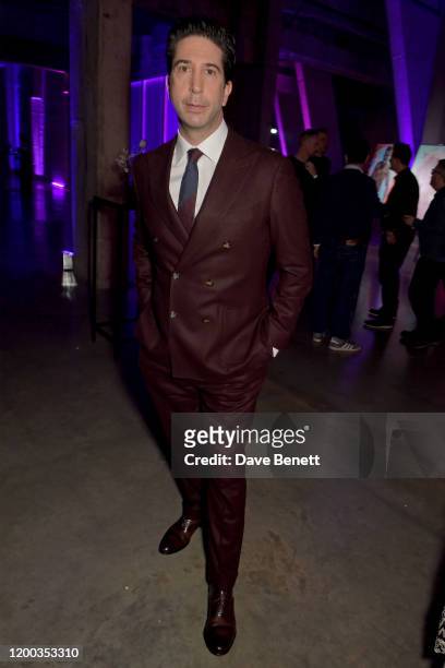 David Schwimmer attends the Sky TV, Up Next Event at Tate Modern on February 12, 2020 in London, England. Up Next is Skys inaugural showcase event to...