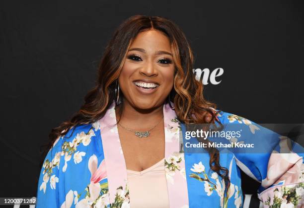 Kierra Sheard attends Lifetime's TCA Panels featuring Supernanny and The Clark Sisters: First Ladies of Gospel at the 2020 Winter Television Critics...