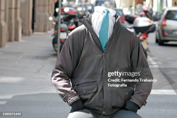 invisible man - headless stock-fotos und bilder