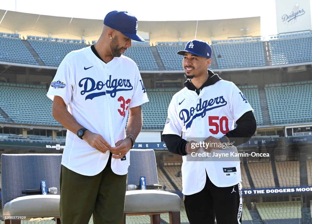 Los Angeles Dodgers Introduce Mookie Betts and David Price