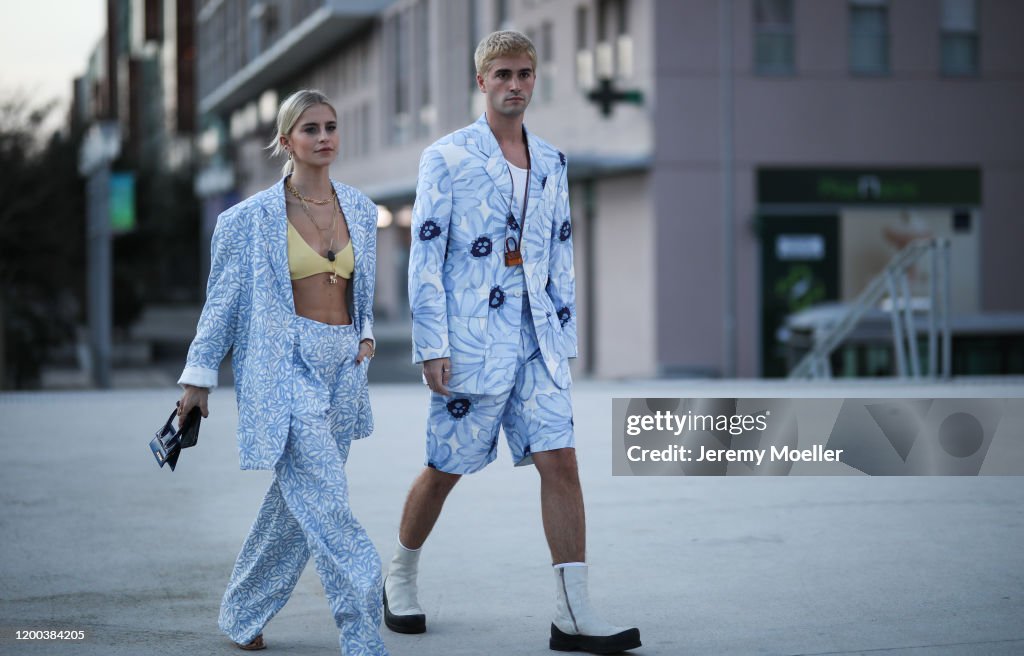 Street Style - Paris Fashion Week - Menswear F/W 2020-2021 : Day Five