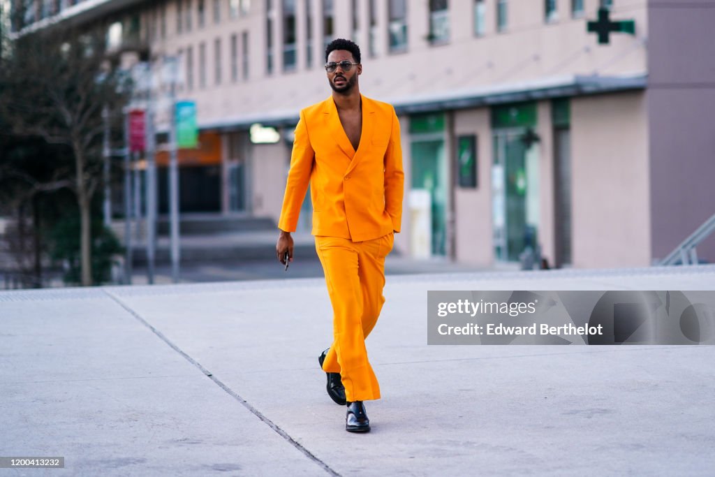 Street Style - Paris Fashion Week - Menswear F/W 2020-2021 : Day Five