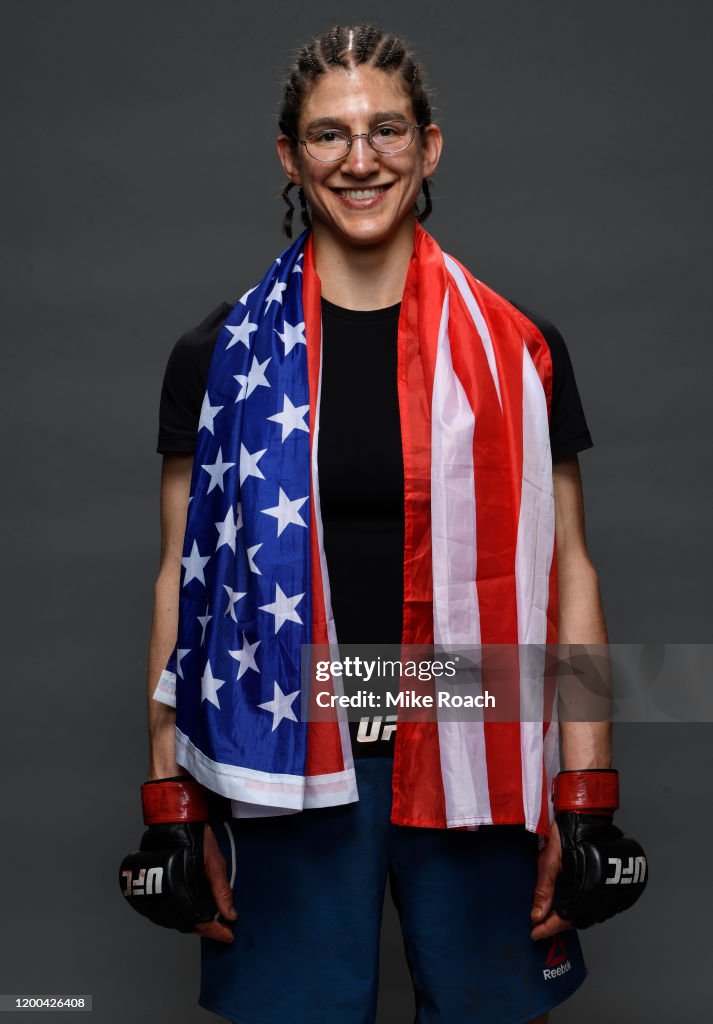 Modafferi Roxanne Modafferi poses for a portrait backstage during the UFC 246 ...