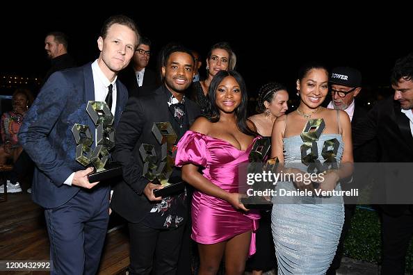 Shane Johnson, Larenz Tate, Naturi Naughton and La La Anthony attend