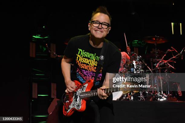 Mark Hoppus of blink-182 performs onstage at the 2020 iHeartRadio ALTer EGO at The Forum on January 18, 2020 in Inglewood, California.