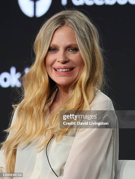 Kristin Bauer van Straten of "Sacred Lies: The Singing Bones"" speaks