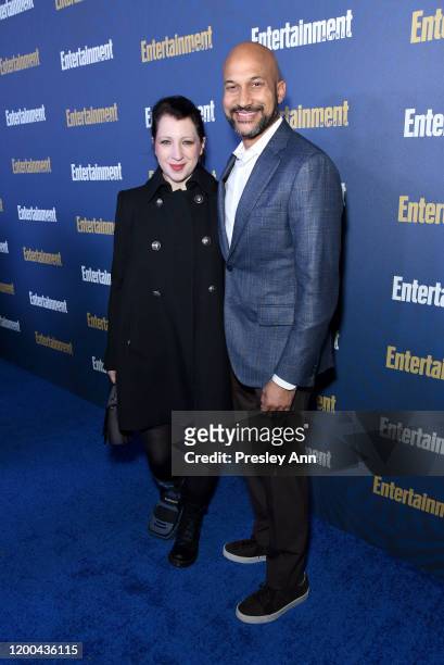 Elisa Key and Keegan-Michael Key are seen as Entertainment Weekly Celebrates Screen Actors Guild Award Nominees at Chateau Marmont on January 18,...
