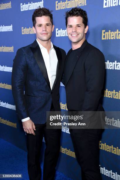 Max Carver and Charlie Carver are seen as Entertainment Weekly Celebrates Screen Actors Guild Award Nominees at Chateau Marmont on January 18, 2020...