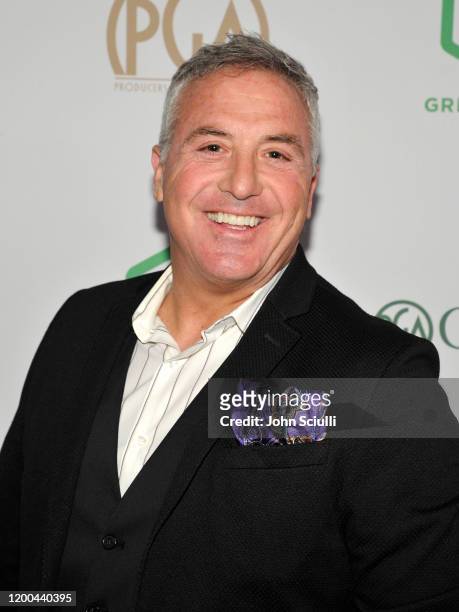 David Dubinsky attends the 31st Annual Producers Guild Awards proudly supported by GreenSlate at Hollywood Palladium on January 18, 2020 in Los...