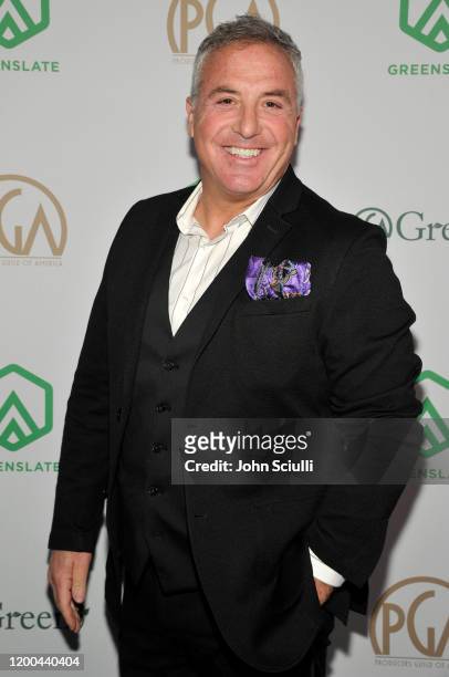 David Dubinsky attends the 31st Annual Producers Guild Awards proudly supported by GreenSlate at Hollywood Palladium on January 18, 2020 in Los...