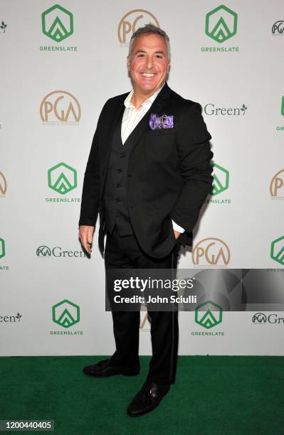 David Dubinsky attends the 31st Annual Producers Guild Awards proudly supported by GreenSlate at Hollywood Palladium on January 18, 2020 in Los...