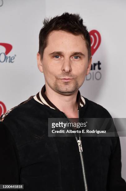 Matthew Bellamy of Muse attends the 2020 iHeartRadio ALTer EGO at The Forum on January 18, 2020 in Inglewood, California.