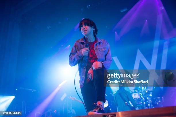 Vocalist Kellin Quinn of Sleeping With Sirens performs at The Regency Ballroom on January 18, 2020 in San Francisco, California.