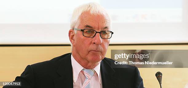 Werner Stohler, CEO of SMA and Partner AG is seen during the conference between the conflicting parties in the Stuttgart 21 railway station project...