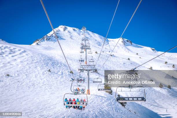 grand valira, pyrenees mountains, andorra - andorra stock pictures, royalty-free photos & images
