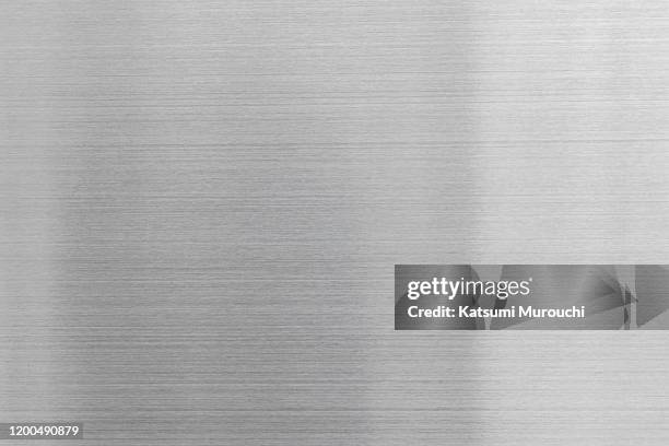 hairline steel plate texture background - hairline polished metal stock pictures, royalty-free photos & images