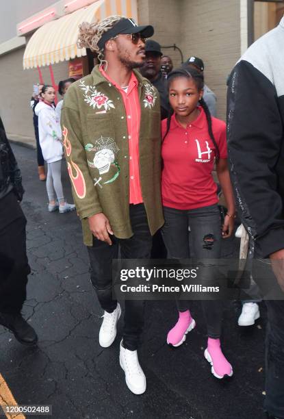 Rapper Future and Londyn Wilburn attend Future Presents Hotlanta's "Life is Good" on January 18, 2020 in Atlanta, Georgia.