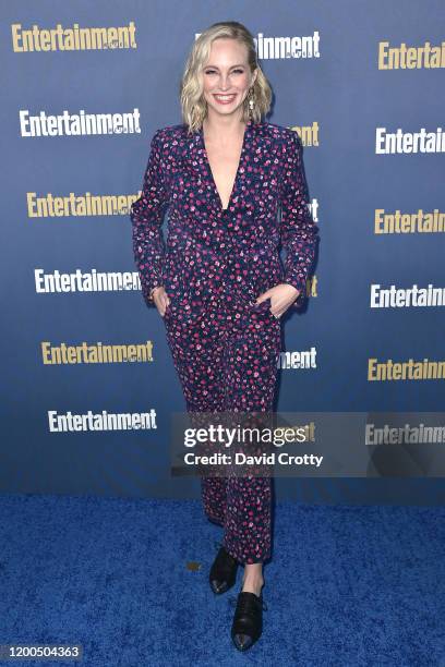 Candice King attends the Entertainment Weekly Honors Screen Actors Guild Awards Nominees Presented In Partnership With SAG Awards at Chateau Marmont...