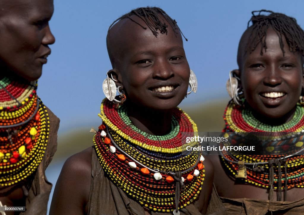 Turkana Girls In Kenya