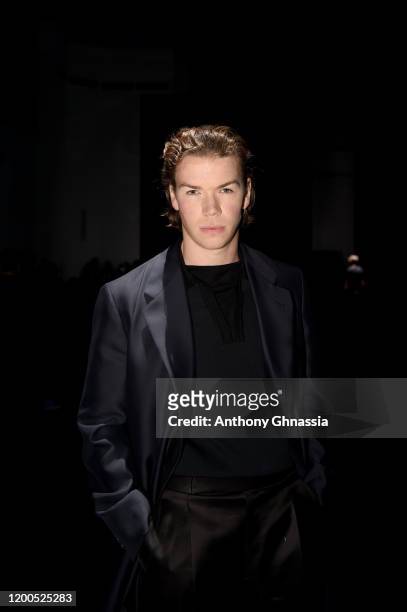 Will Poulter during the Dunhill Menswear Fall/Winter 2020-2021 show as part of Paris Fashion Week on January 19, 2020 in Paris, France.