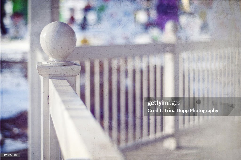 Winter Gazebo fence