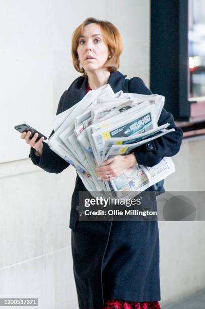 Camilla Tominey the Associate Editor of the Daily Telegraph in London and Royal Expert for the American television network NBC attends Andrew Marr's...