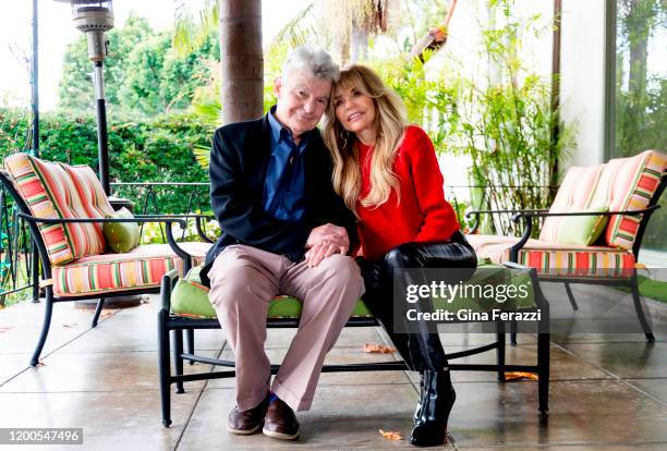 Actors Richard Benjamin and Dyan Cannon are photographed on January 16, 2020 in Beverly Hills, California. PUBLISHED IMAGE. CREDIT MUST READ: Gina...