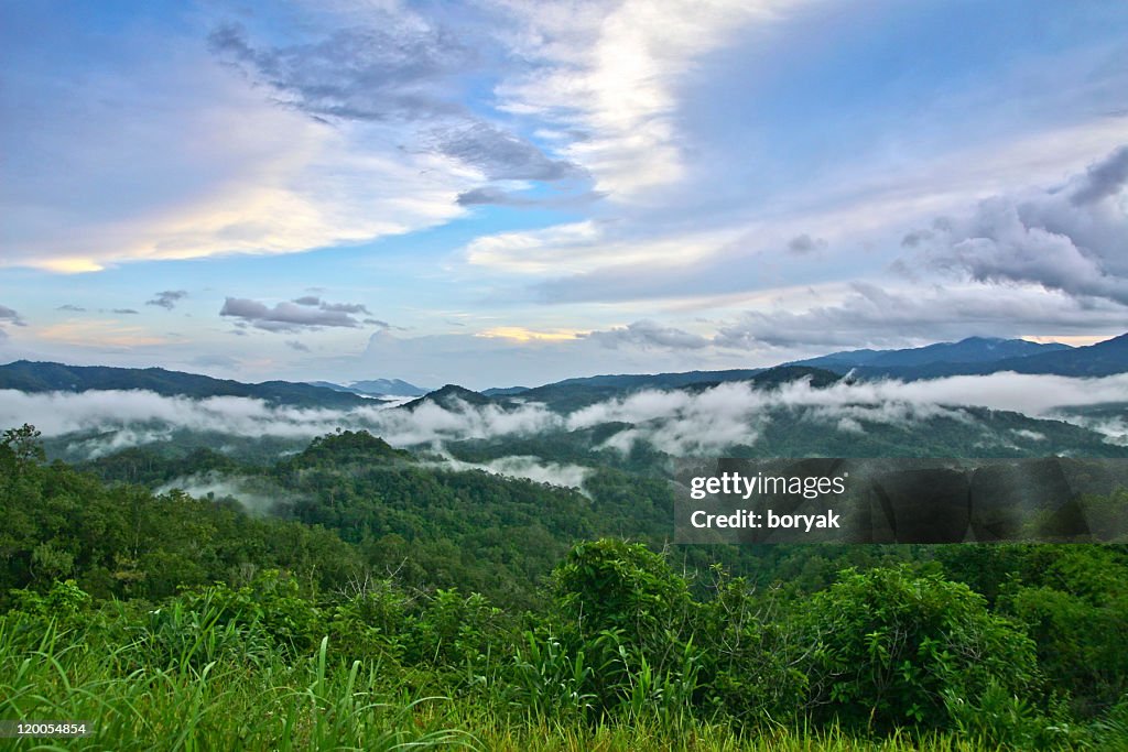 Paesaggio del nord della Thailandia