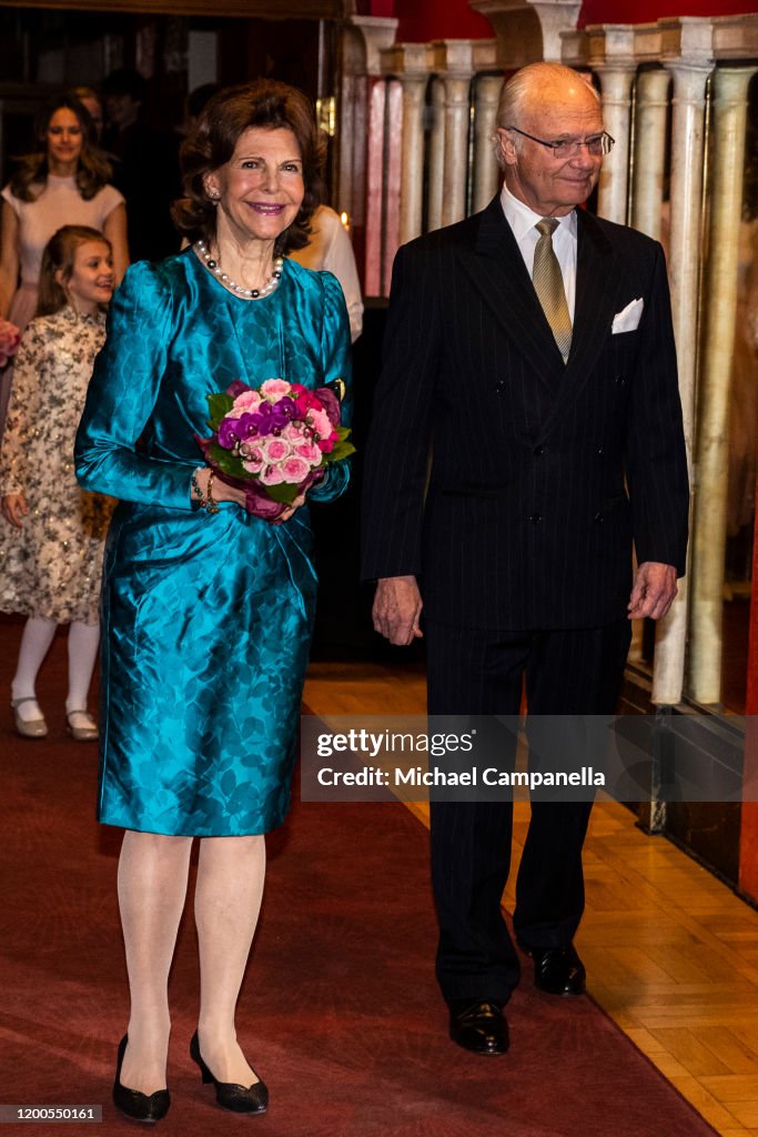Swedish Royals Attend A Concert With Lilla Akademien