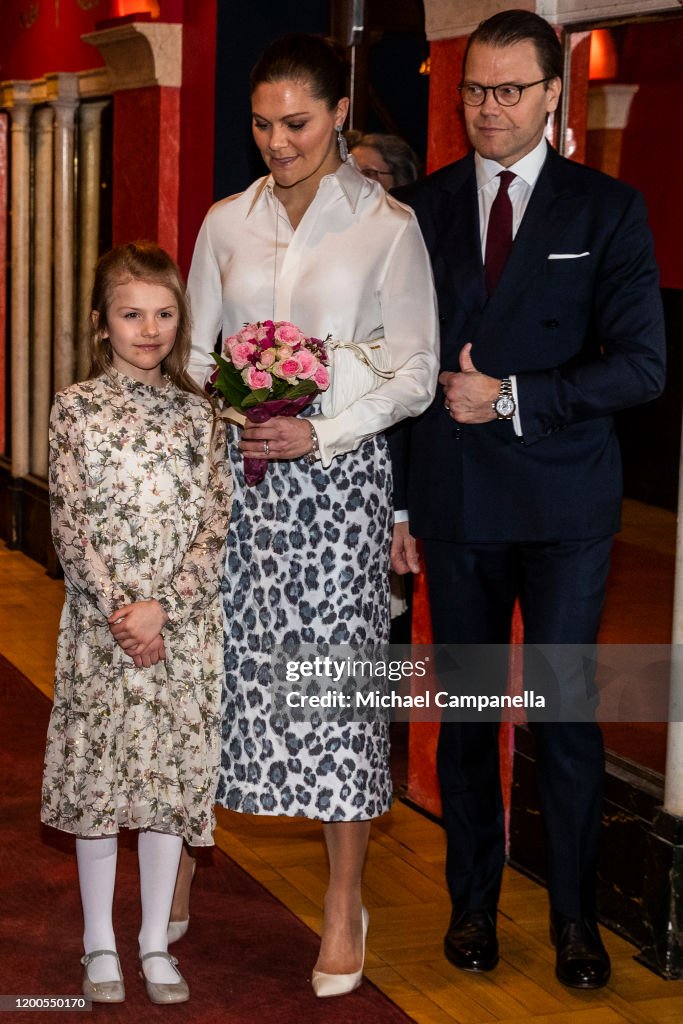 Swedish Royals Attend A Concert With Lilla Akademien