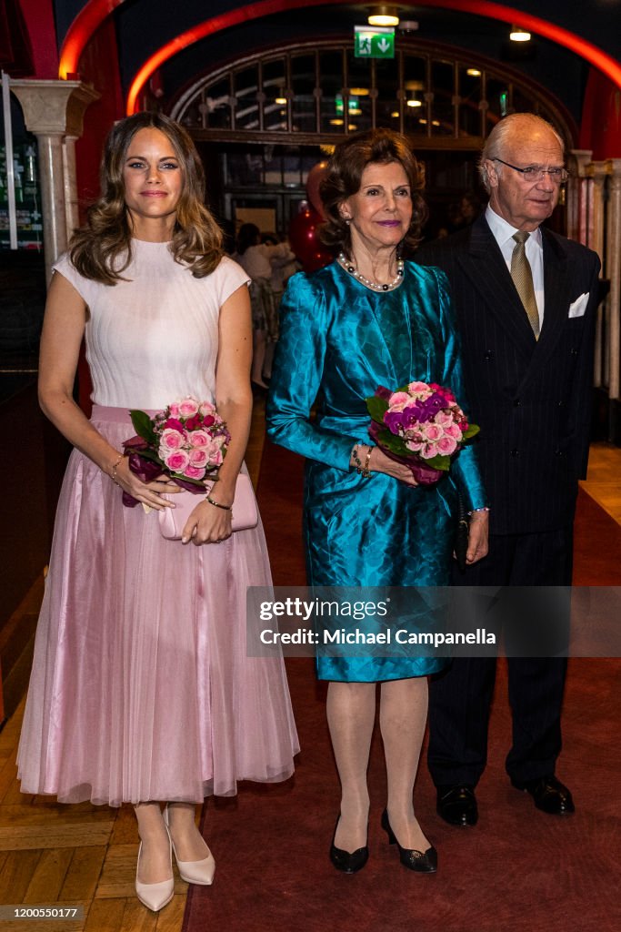 Swedish Royals Attend A Concert With Lilla Akademien