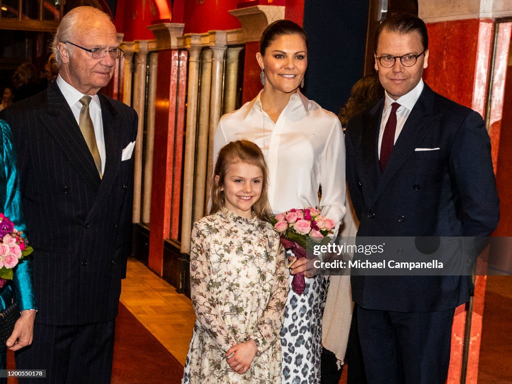 Swedish Royals Attend A Concert With Lilla Akademien