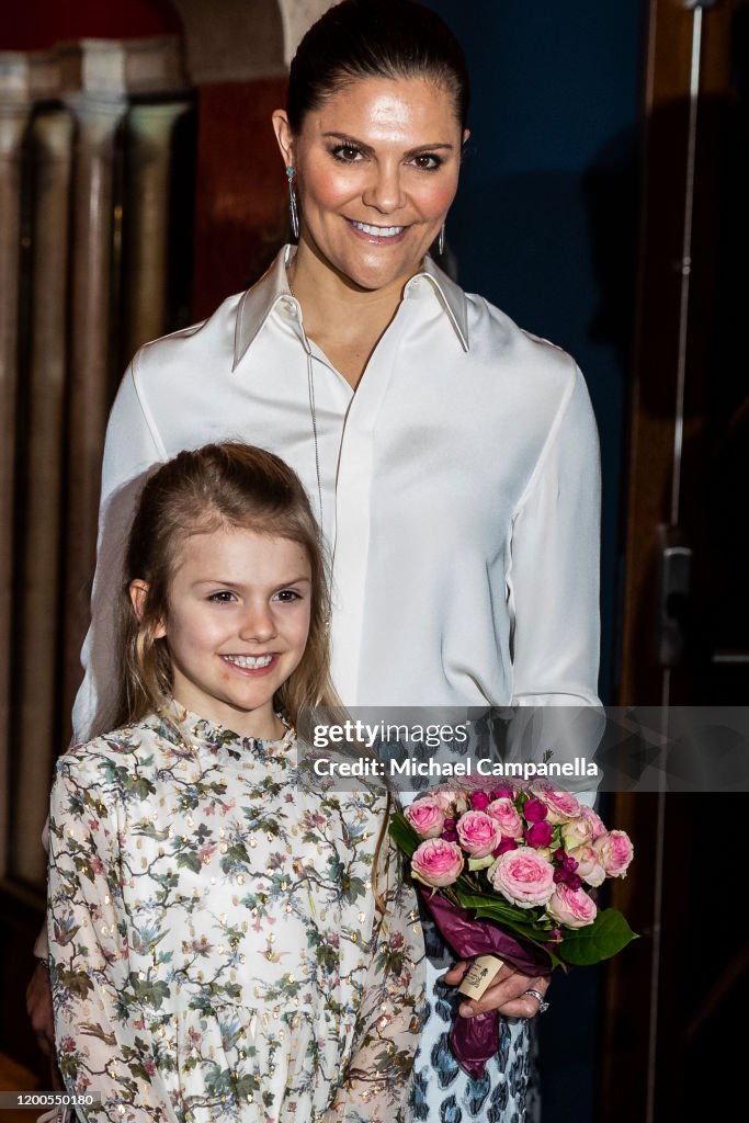 Swedish Royals Attend A Concert With Lilla Akademien