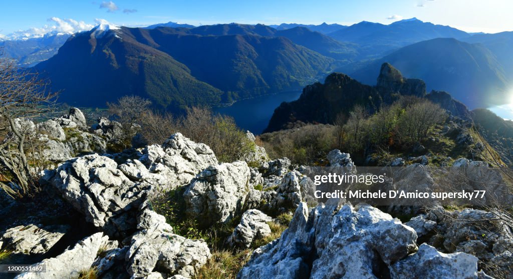 Karstic formations in the Lombard Alps