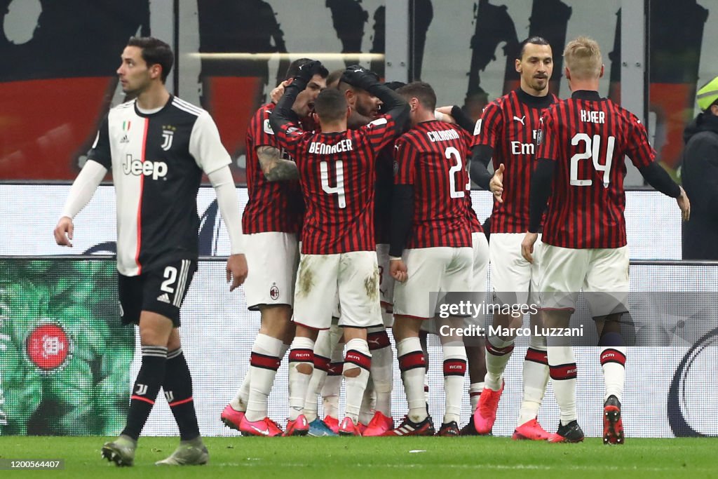 AC Milan v Juventus - Coppa Italia: Semi Final