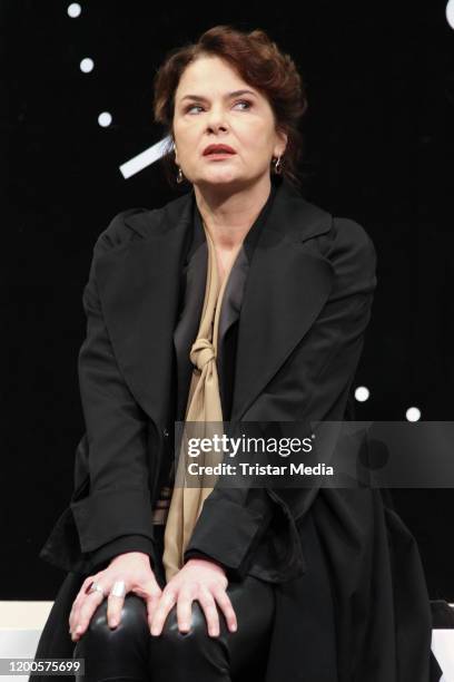 Barbara Auer during the photo call "Heilig Abend" at St. Pauli Theater on January 17, 2020 in Hamburg, Germany.