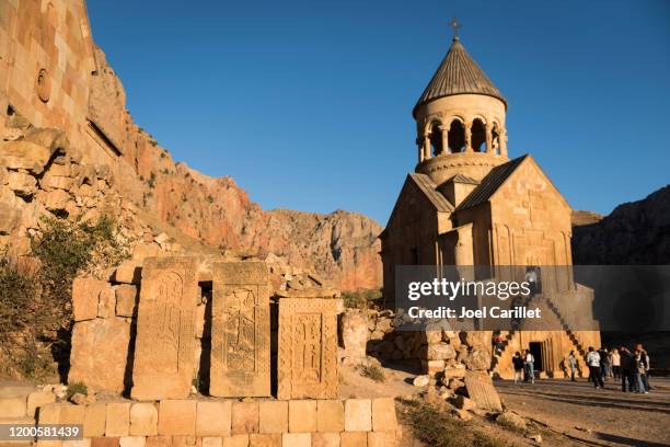 surb astvatsatsin church in noravank, armenia - armenian church stock pictures, royalty-free photos & images