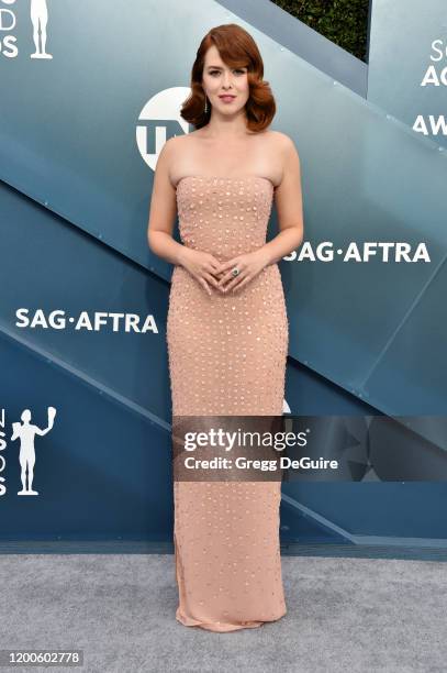 Elizabeth McLaughlin attends the 26th Annual Screen Actors Guild Awards at The Shrine Auditorium on January 19, 2020 in Los Angeles, California....