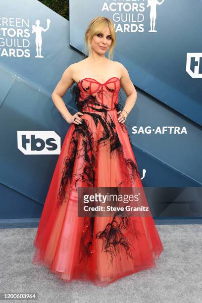 Cara Buono attends the 26th Annual Screen Actors Guild Awards at The Shrine Auditorium on January 19, 2020 in Los Angeles, California.