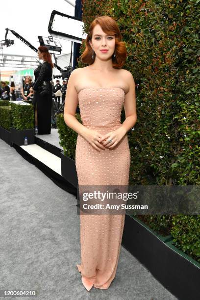 Elizabeth McLaughlin attends the 26th Annual Screen Actors Guild Awards at The Shrine Auditorium on January 19, 2020 in Los Angeles, California.