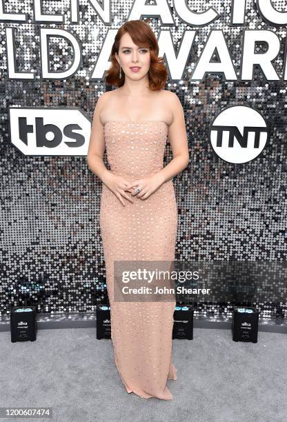 Elizabeth McLaughlin attends the 26th Annual Screen Actors Guild Awards at The Shrine Auditorium on January 19, 2020 in Los Angeles, California.