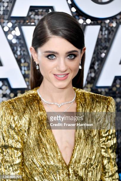 Natalia Dyer attends the 26th Annual Screen Actors Guild Awards at The Shrine Auditorium on January 19, 2020 in Los Angeles, California.
