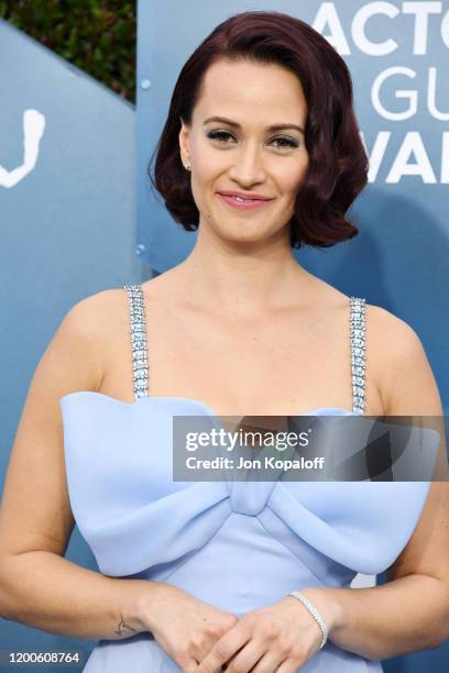 Kristen Gutoskie attends the 26th Annual Screen Actors Guild Awards at The Shrine Auditorium on January 19, 2020 in Los Angeles, California.