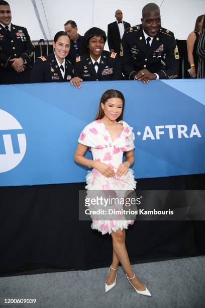 Storm Reid attends the 26th Annual Screen Actors Guild Awards at The Shrine Auditorium on January 19, 2020 in Los Angeles, California. 721407