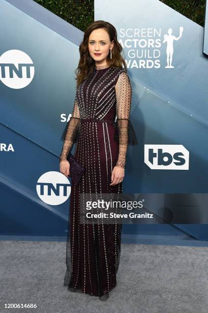 Alexis Bledel attends the 26th Annual Screen Actors Guild Awards at The Shrine Auditorium on January 19, 2020 in Los Angeles, California.