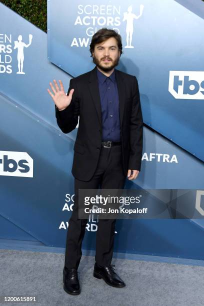 Emile Hirsch attends the 26th Annual Screen Actors Guild Awards at The Shrine Auditorium on January 19, 2020 in Los Angeles, California.