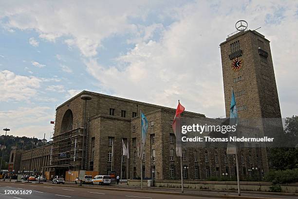 General view of main train station after the conference between the conflicting parties in the Stuttgart 21 railway station project on July 29, 2011...