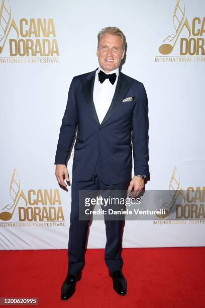 Dolph Lundgren attends Cana Dorada Film & Music Festival - Closing Gala Dinner: Honoring Avi Lerner on January 19, 2020 in Punta Cana, Dominican...