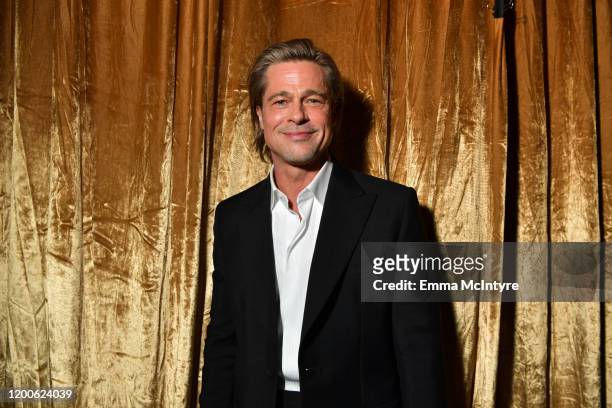 Brad Pitt attends the 26th Annual Screen Actors Guild Awards at The Shrine Auditorium on January 19, 2020 in Los Angeles, California. 721313