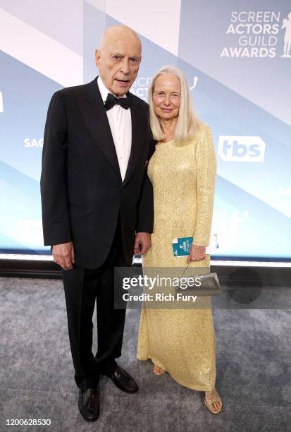 Alan Arkin and Suzanne Newlander Arkin attend the 26th Annual Screen Actors Guild Awards at The Shrine Auditorium on January 19, 2020 in Los Angeles,...